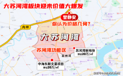 拍苏河湾北地块售价预期20W+（同上文）